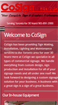 Mobile Screenshot of cosign.ca